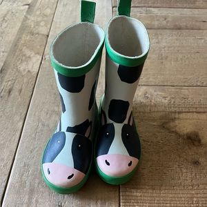 Mini Boden Cow Wellies!!  SZ 23 - no longer sold at Boden - bundle & save